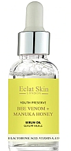 Зволожувальна сироватка для обличчя - Eclat Skin London Bee Venom + Manuka Honey Oil Serum — фото N1