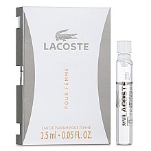 Духи, Парфюмерия, косметика Lacoste Pour Femme - Парфюмированная вода (пробник)