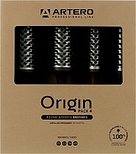 Парфумерія, косметика Набір брашингів, 4 шт. - Artero Origin Brush Pack 15, 22, 33, 43 mm