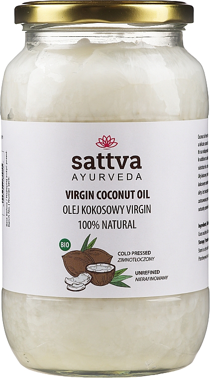 Кокосовое масло - Sattva Coconut Oil — фото N3