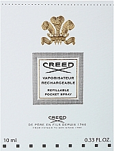 Духи, Парфюмерия, косметика Creed Dore Refillable Silver Pocket Spray - Атомайзер серебрянный с золотым, 10 мл