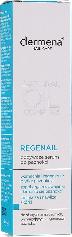 Живильна сироватка для нігтів - Dermena Nail Care Natural Oil Complex — фото N1