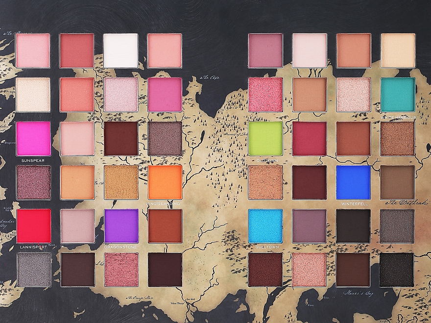 Палетка теней для век - Makeup Revolution Game of Thrones Shadow Palette — фото N2