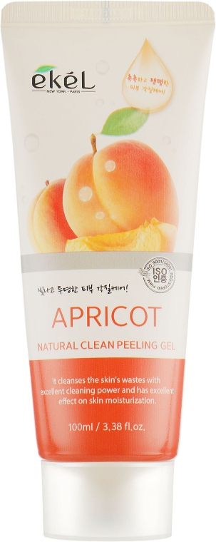 Пілінг-гель для обличчя "Абрикос" - Ekel Apricot Natural Clean Peeling Gel — фото N2