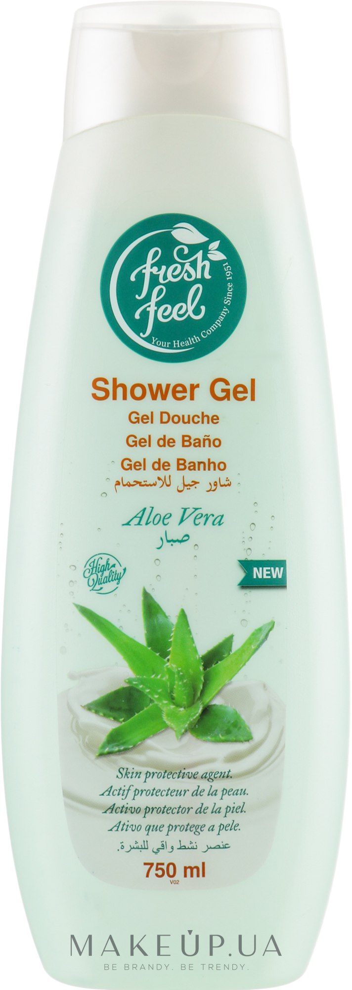 Гель для душа "Алоэ Вера" - Fresh Feel Shower Gel Aloe Vera — фото 750ml