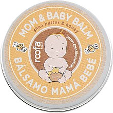 Бальзам для мамы и ребенка с медом и маслом ши для сухой кожи, от растяжек - Roofa Shea Butter & Honey Mom & Baby Balm — фото N1