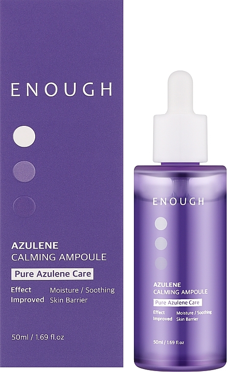 Заспокійлива сироватка для обличчя з азуленом - Enough Azulene Calming Ampoule — фото N2