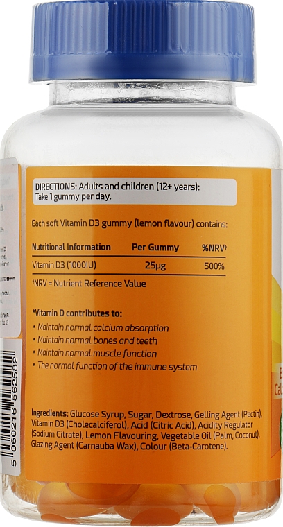 Желейки "Вітамін D3 для всієї сім'ї" - Bioglan Vitagummies Family Vitamin D3 — фото N2