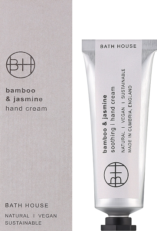 Крем для рук з бамбуком і жасмином - Bath House Bamboo&Jasmine Hand Cream — фото N2