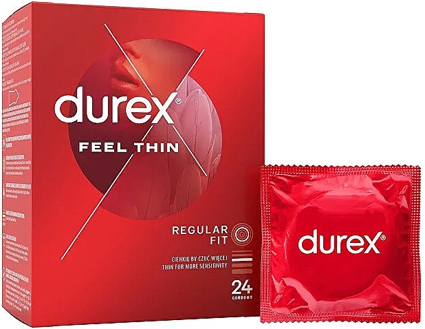 Презервативы, 24 шт. - Durex Feel Regular Fit — фото N1