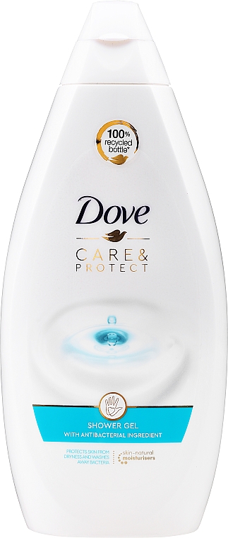Гель для душу - Dove Care & Protect Antibacterial Body Wash