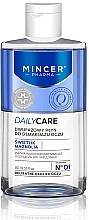 Двофазний засіб для зняття макіяжу з очей і губ 01 - Mincer Pharma Daily Care 01 — фото N1