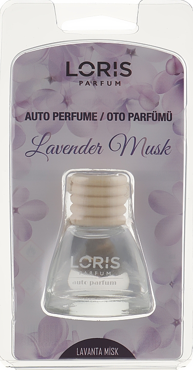 Аромапідвіска для автомобіля "Лаванда і мускус" - Loris Parfum — фото N1