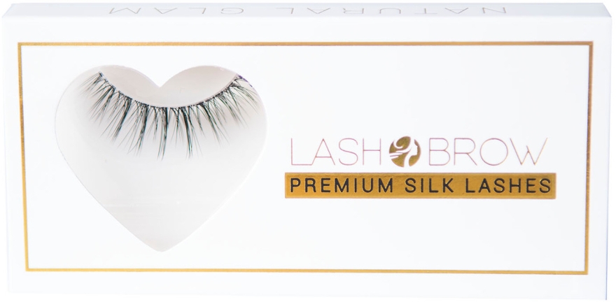 Накладні вії - Lash Brow Premium Silk Lashes Natural Glam — фото N1