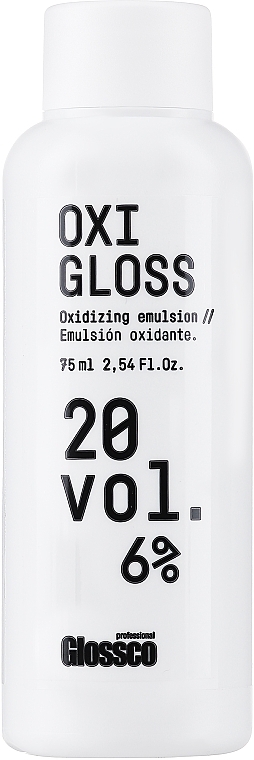 Окислитель для волос - Glossco Color Oxigloss 20 Vol  — фото N1