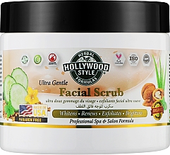 Скраб для лица с экстрактом огурца - Hollywood Style Ultra Gentle Facial Scrub — фото N3