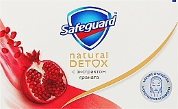 Духи, Парфюмерия, косметика Мыло туалетное с экстрактом граната - Safeguard Natural Detox Pomegranate