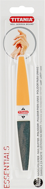 Полирователь для маникюра, оранжевый - Titania Nail Buffer — фото N1