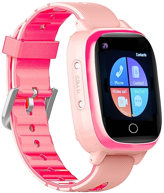 Смарт-часы для детей, розовые - Garett Smartwatch Kids Life Max 4G RT — фото N2
