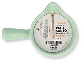 Парфумерія, косметика Ароматична свічка "Пало Санто", зелена - Himalaya dal 1989 Palo Santo Candle