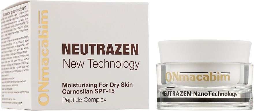 Денний зволожувальний крем для сухої шкіри - ONmacabim Neutrazen Carnosilan Moisturizing for Dry Skin — фото N2