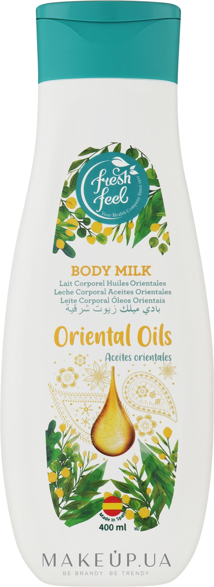 Молочко для тіла "Східні олії" - Fresh Feel Oriental Oils Body Milk — фото 400ml