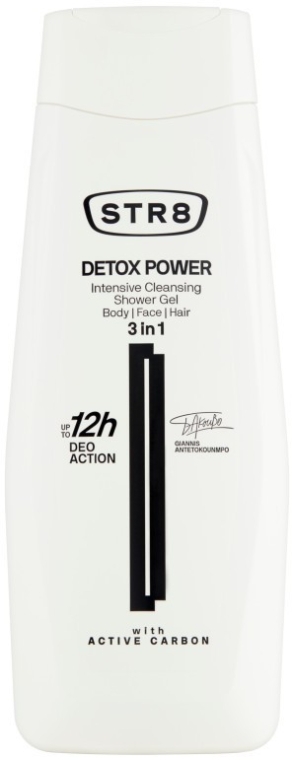 Гель для душа 3 в 1 - STR8 Detox Power Intensive Cleansing Shower Gel — фото N1
