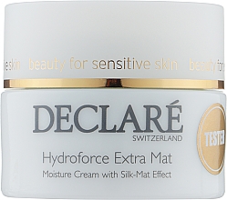 Экстра матирующий увлажняющий крем для лица с каолином - Declare Hydroforce Extra Mat (тестер) — фото N1