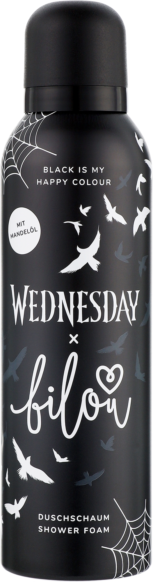 Пенка для душа - Bilou & Wednesday Black Is My Happy Shower Foam — фото 200ml