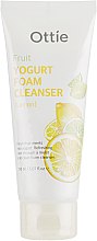 Пенка для лица фруктовая йогуртовая - Ottie Fruits Yogurt Foam Cleanser Lemon — фото N1