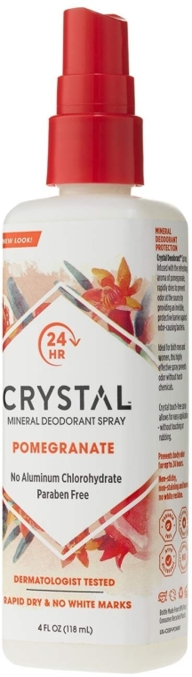 Дезодорант-спрей с ароматом Граната - Crystal Essence Deodorant Body Spray Pomegranate — фото N3