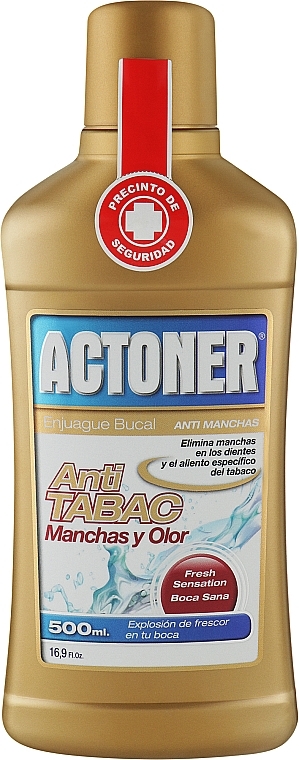 Ополаскиватель для полости рта "Антитабак" - Tulipan Negro Actoner Anti Tobacco Mouthwash — фото N1