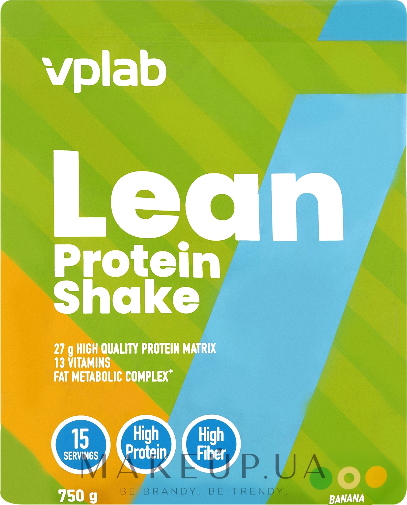 Протеин "Банан" - VPlab Lean Protein Shake — фото 750g