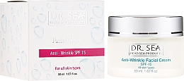 Парфумерія, косметика Крем проти зморшок для обличчя - Dr. Sea Anti-Wrinkle Facial Cream SPF 15