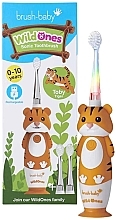 Парфумерія, косметика Електрична зубна щітка - Brush-Baby WildOnes Lion Kids Electric Rechargeable Toothbrush