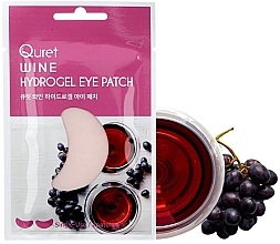 Парфумерія, косметика Патчі під очі - Quret Wine Hydrogel Eye Patch