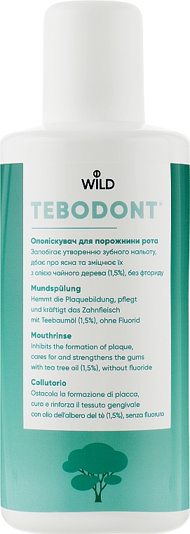 Ополіскувач для порожнини рота з маслом чайного дерева - Dr. Wild Tebodont (Melaleuca Alternifolia) — фото N2