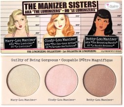 Парфумерія, косметика Палетка хайлайтерів - theBalm Palettes The Manizers Sisters AKA the Luminizers