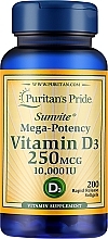 Духи, Парфюмерия, косметика Пищевая добавка «Витамин D3», 25 мкг - Puritan's Pride Premium Sunvite Super-Potency Vitamin D3 10000 IU