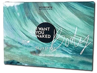 Набор "Soap Me" - I Want You Naked Shower Soap Set (soap/3*33g) — фото N1