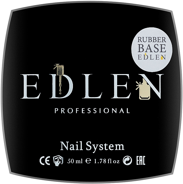 База для гель-лака каучуковая - Edlen Professional Rubber Base — фото N1
