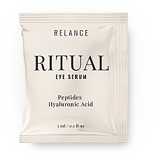 Духи, Парфюмерия, косметика ПОДАРОК! Сыворотка для контура глаз омолаживающая с пептидами и гиалуроновой кислотой - Relance Peptides + Hyaluronic Acid Eye Serum (пробник)
