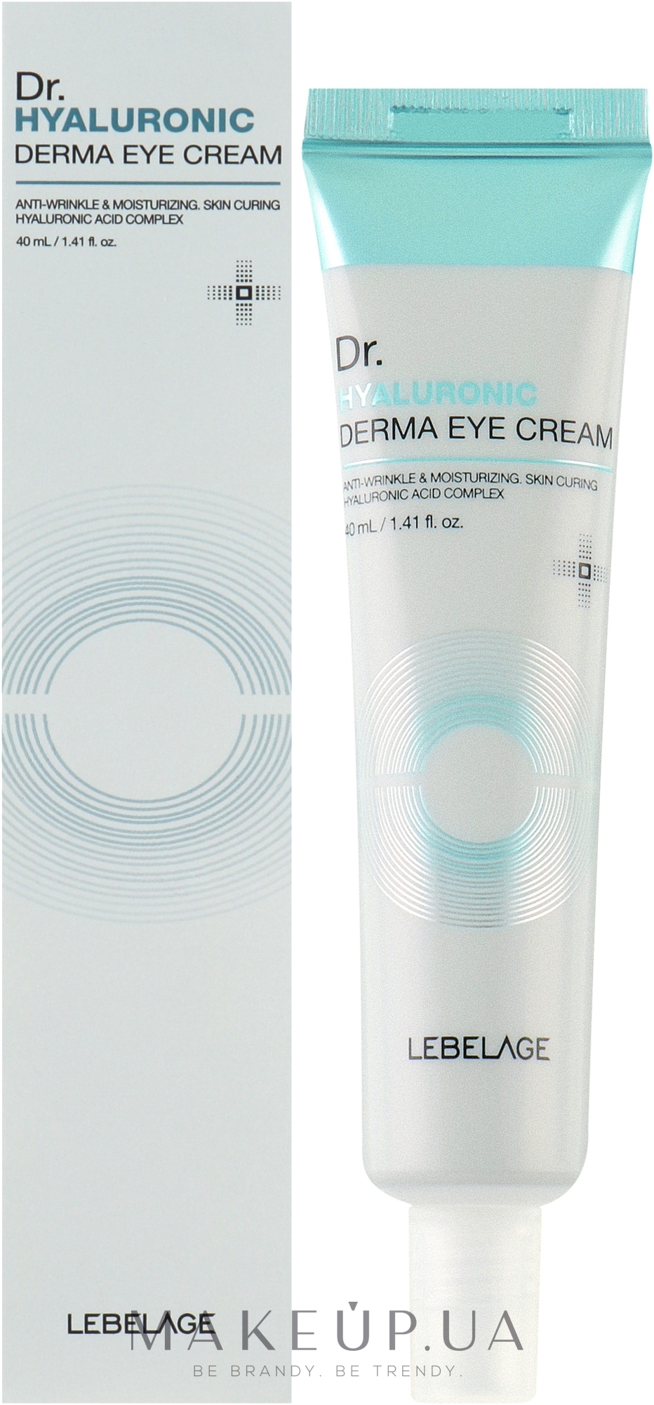 Крем для очей з гіалуроновою кислотою - Lebelage Dr. Hyaluronic Derma Eye Cream — фото 40ml