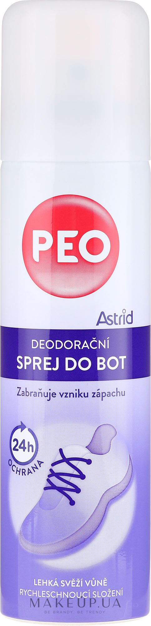 Дезодорант спрей для обуви - Astrid Antibacterial Deodorizing Spray Peo Shoe — фото 150ml