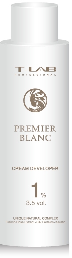 Крем-проявитель 1% - T-LAB Professional Premier Blanc Cream Developer 1% — фото N1