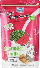 Духи, Парфюмерия, косметика Скраб-соль для тела "Арбуз и молоко" - Yoko Gold Salt Body Scrub Watermelon + Milk