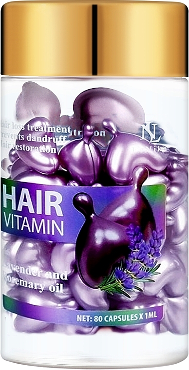 Капсулы от выпадения и для роста волос с маслом лаванды и розмарина - LeNika — фото N1