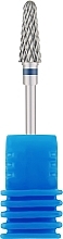 Парфумерія, косметика Насадка для фрезера твердосплав Small Cone, синя - Vizavi Professional