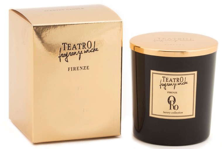 Ароматическая свеча - Teatro Fragranze Uniche Luxury Collection Oro Scented Candle — фото N2