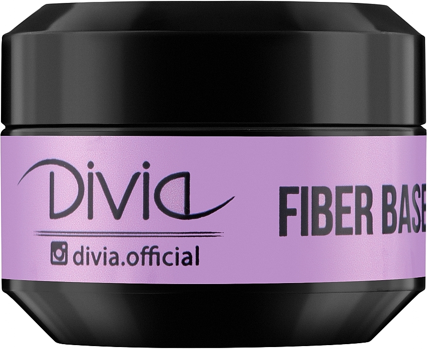 Файбер база з армуючими волокнами, Di1006 (30 мл) - Divia Fiber Base, Di1006 (30 ml) — фото N1